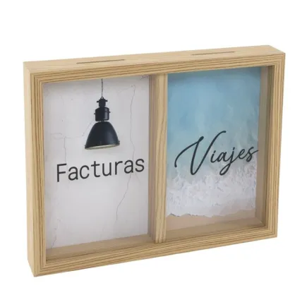 HUCHA DOBLE - FACTURAS Y VIAJES 