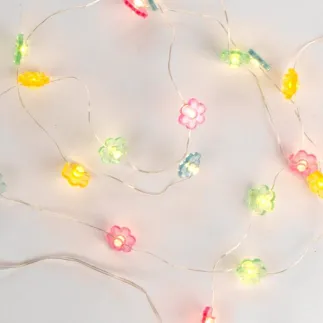 GUIRNALDA LUCES LED - FLORES  