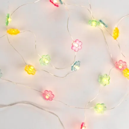 GUIRNALDA LUCES LED - FLORES  