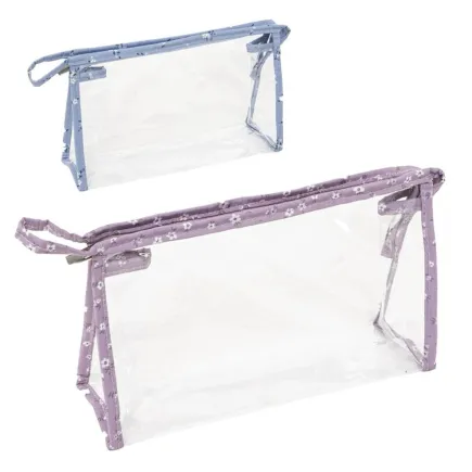 NECESER TRANSPARENTE - FLORES 