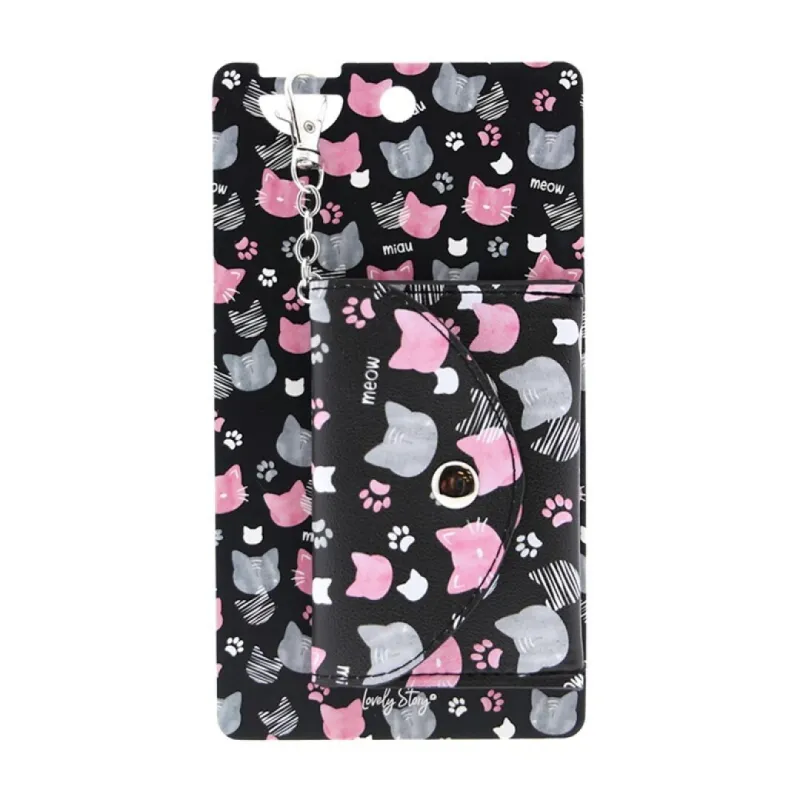LLAVERO MONEDERO - MIAU NEGRO LLAVERO MONEDERO - MIAU NEGRO