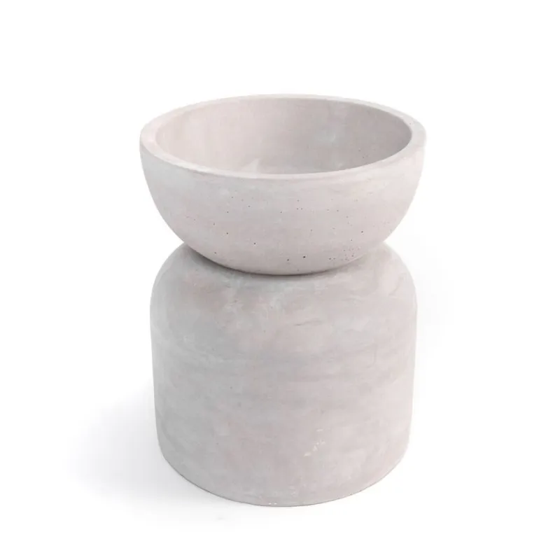 MACETERO DE CEMENTO - GRIS MACETERO DE CEMENTO - GRIS