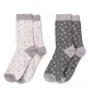 CALCETINES T-35-42 - FLORES ROSITAS  CALCETINES T-35-42 - FLORES ROSITAS