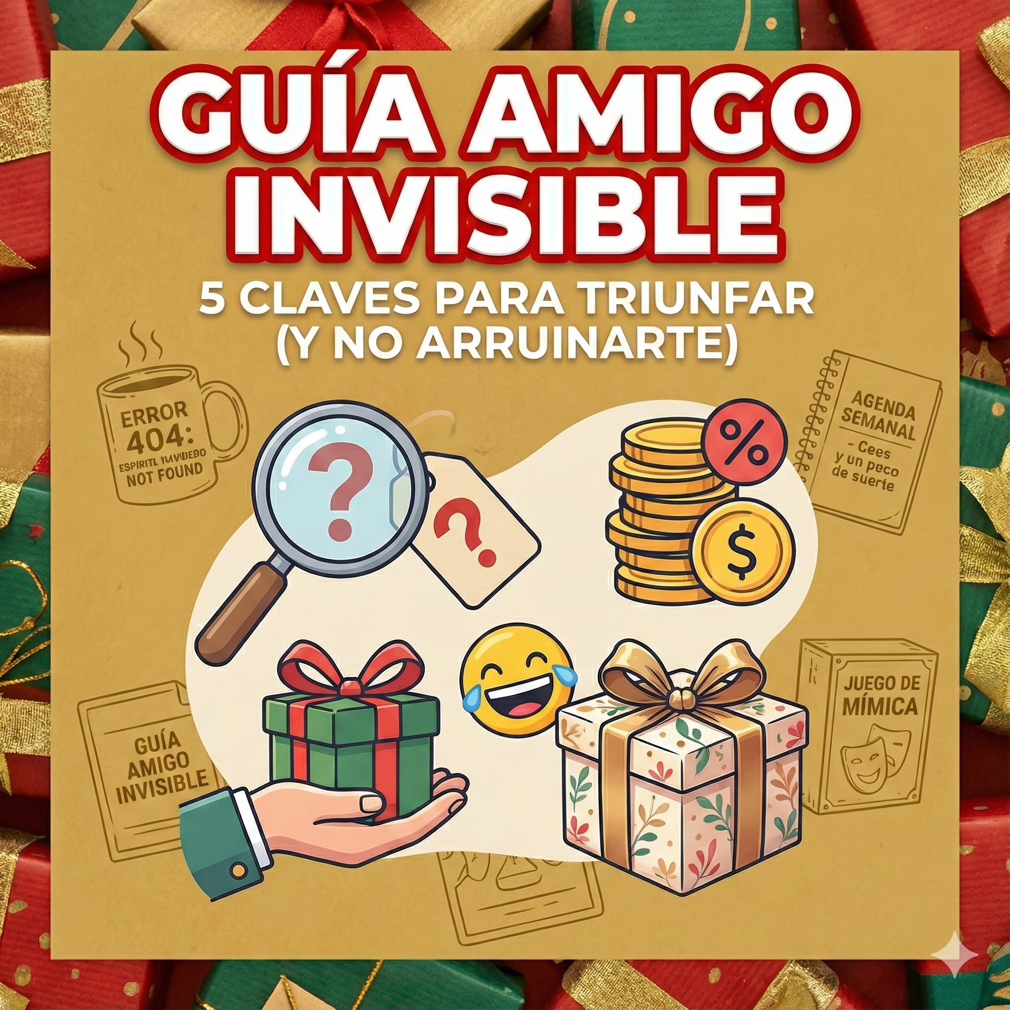 🕵️‍♂️ Guía de Supervivencia para el Amigo Invisible: 5 Claves para Triunfar (y no arruinarte) 🎁